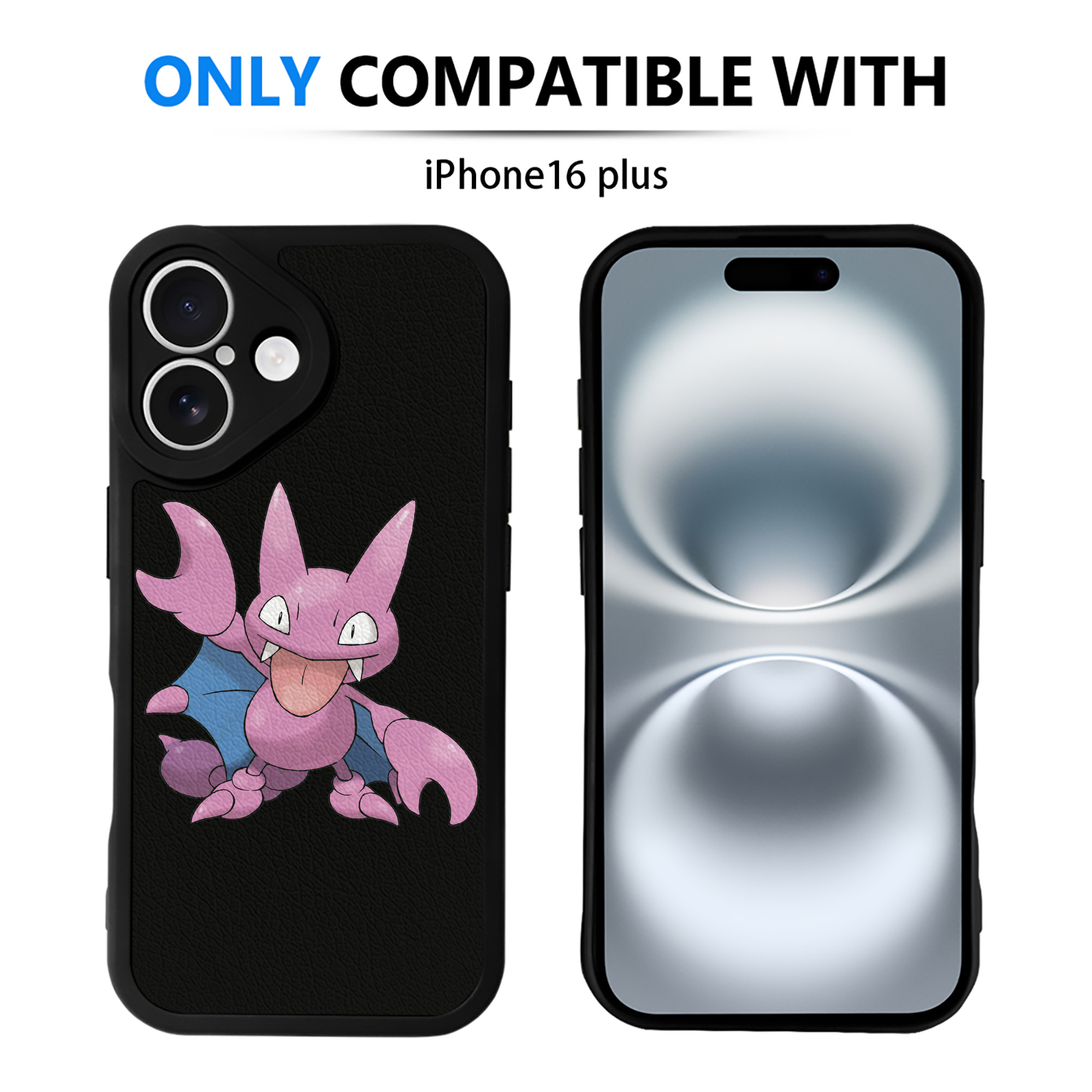 （画像用） ポケットモンスター Pokémon 【iPhone 16シリーズ対応】シリコンスマホケース（レザー調） 材質：シリコン